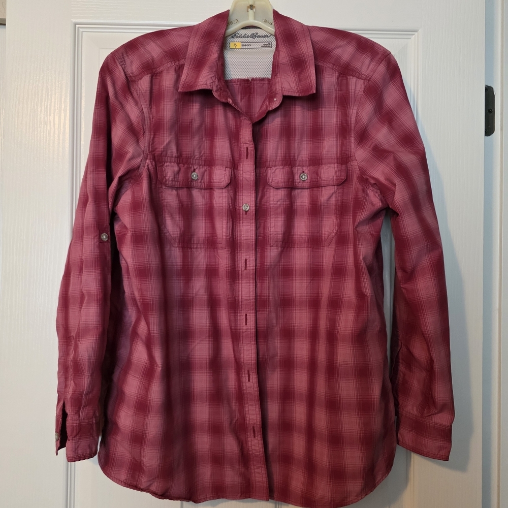 Eddie Bauer Travex Classic Fit Women's Breathable Outdoor Long-sleeve Shirt M